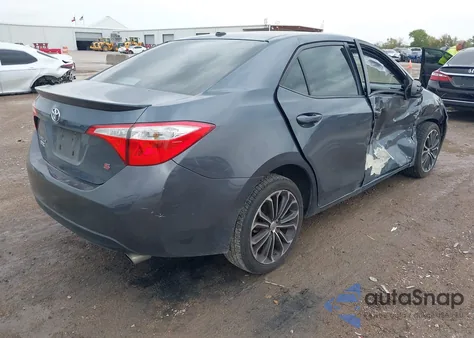 2014 Toyota Corolla S Premium from USA, damaged, VIN 2T1BURHE3EC127498